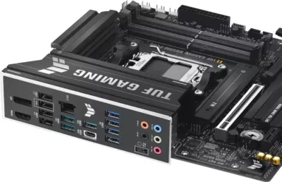 Pllakë amë ASUS TUF GAMING B850M-PLUS, AM5, B850, mATX, DDR5, 2.5GbE, USB-C 20Gbps, e zezë