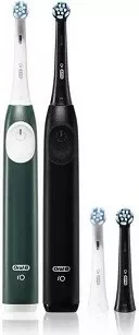 Furçë dhëmbësh elektrike Braun Oral-B iO SERIE 2, Night Black + Forest Green