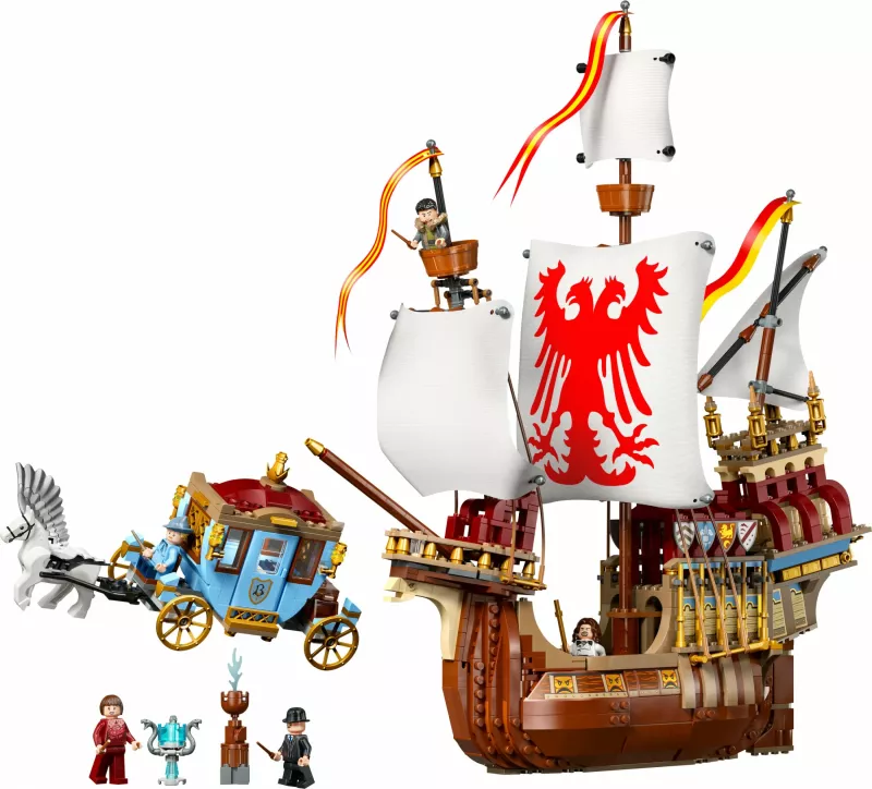 Set ndërtimi LEGO Harry Potter Triwizard Tournament: The Arrival, 1229 pjesë, multikolor