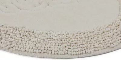Set tapetash për banjo (2 copë), Mijölnir, Piante Oval, ecru