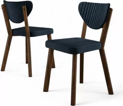 Set karrigash (4 copë) Hanah Home, Arfe, anthracite, kafe