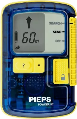 Detektor ortekësh PIEPS Powder Beacon BT, Verdhë