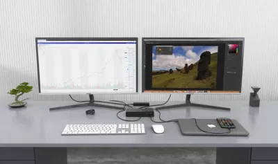 Docking station I-Tec Thunderbolt 3/USB-C Dual DisplayPort 4K, 85W, e zezë