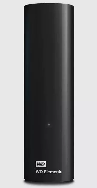 Hard disk Western Digital Elements Desktop, 20 TB, 2.0/3.2 Gen 1, Ngjyrë e zezë