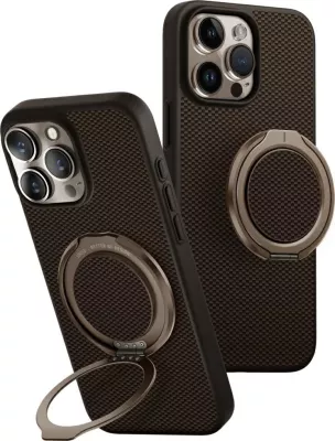 Mbështjellës UNIQ Keva Air Magclick Charging GripFit për iPhone 16 Pro Max, Kafe