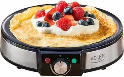Pjekëse palaçinkash Adler AD3058 1600W, 30 cm, e zezë/inoks