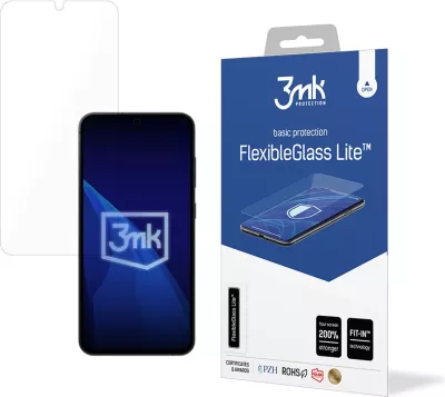 Mbështjellës xhami hibrid 3mk Protection FlexibleGlass Lite për Samsung Galaxy S25