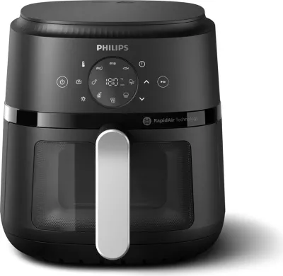 Fritezë me ajër Philips NA221/00, 4.2 L, 1500 W, e zezë/argjendtë