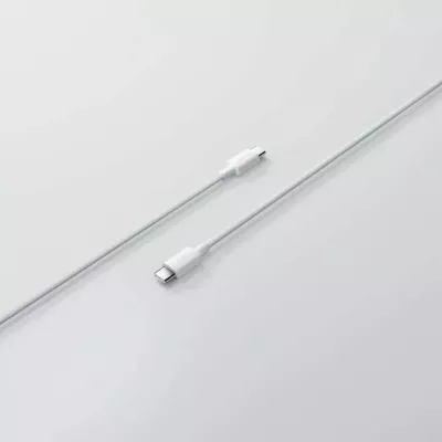 Kabllo USB-C në USB-C Xiaomi BHR0878GL 1m 3A e gërshetuar, e bardhë