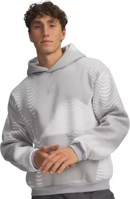 Duks me kapuç për meshkuj Under Armour UA Icon Fleece Printed HD 77-6016615, i hirtë [Madhësia: XL]
