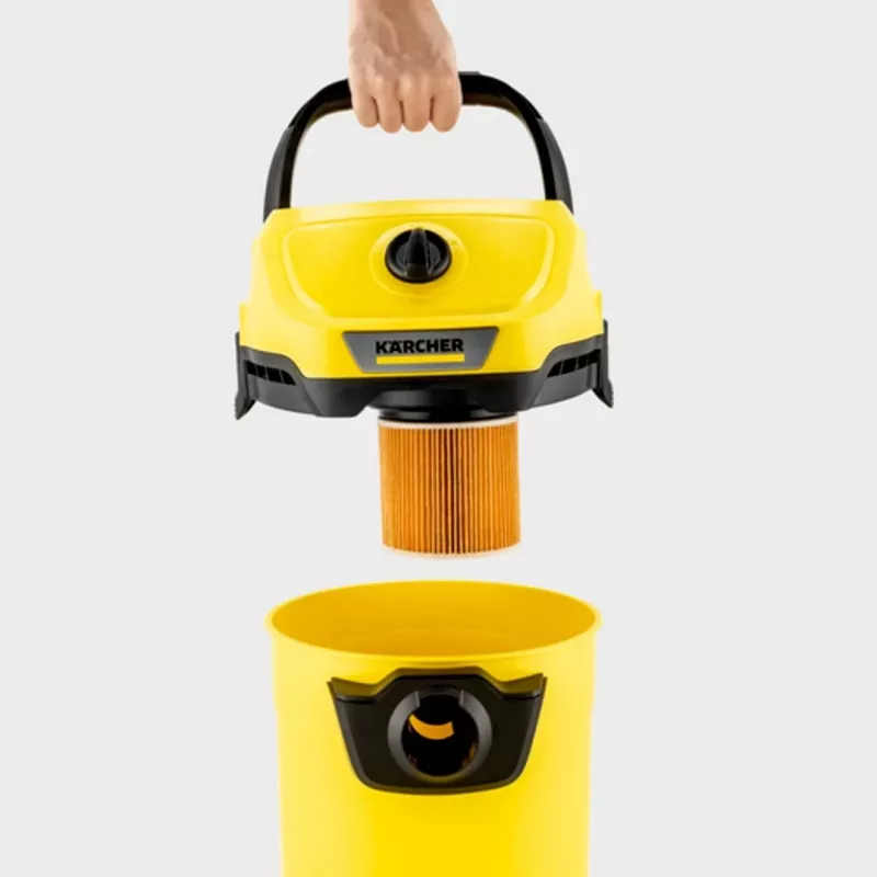 Fshesë universale KARCHER WD 3 V-17/4/35 + grykat 17 L 1000 W, E zezë, E verdhë