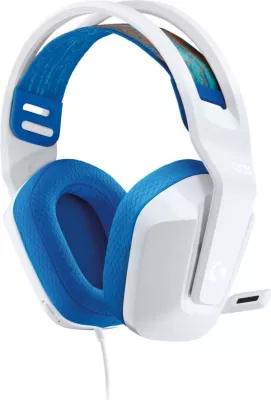 Kufje Logitech G335, me mikrofon, të bardha