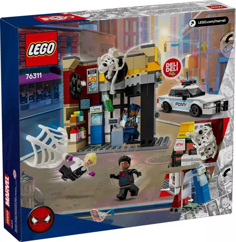 Set LEGO Marvel 76311 Miles Morales vs. The Spot
