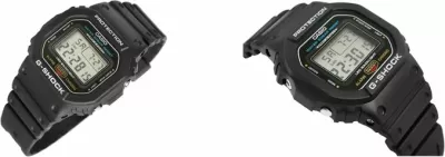 Orë dore për meshkuj Casio G-Shock, e zezë