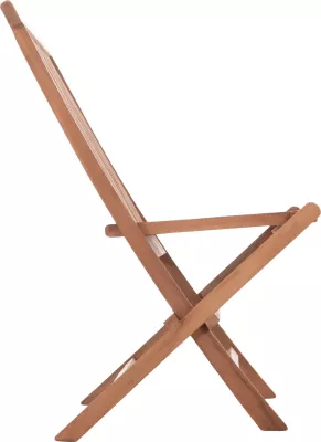Bankë palosëse KENDALL, dru tik natyral, 100x47x89cm