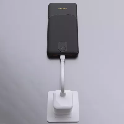 Powerbank Dudao K10, 10000mAh, 2x USB-A, USB-C, Bardhë