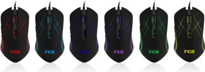 Maus gaming Inca IMG-GT12, 3200 DPI, RGB, 7 butona, i zi