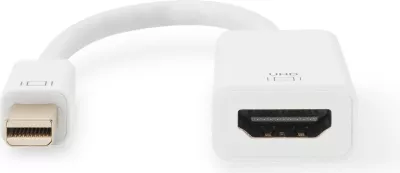 Adapter Mini DisplayPort në HDMI Digitus, 0.2m, i bardhë