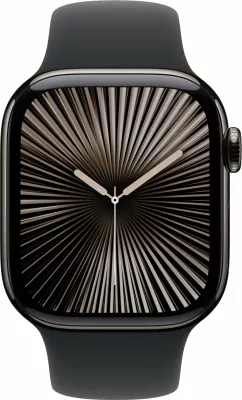 Smartwatch Apple Watch Series 10, 42mm, GPS + Cellular, 64 GB, ngjyrë e zezë