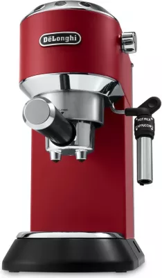 Aparat kafeje DeLonghi Dedica EC685.R, gjysmë automatik, ngjyrë e kuqe