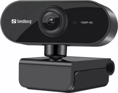 Webkamerë USB Sandberg Flex 1080P HD 133-97, Full HD 1080p, me mikrofon, e zezë, 1 copë