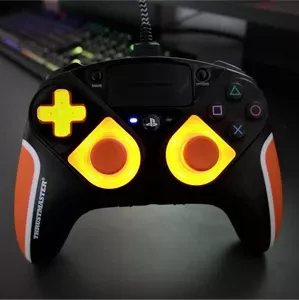 Set modulash për kontrollor Thrustmaster ESWAP X LED Orange Crystal Pack, 7 module + 2 kapakë mini-stick, Version WW, portokalli