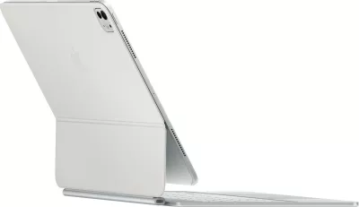 Tastierë wireless Apple Magic Keyboard për iPad Pro 13 M4, QWERTY, UK, bardhë