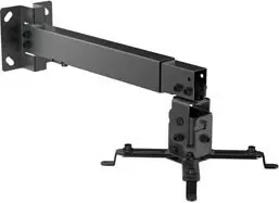 Mbajtës projektori EQUIP, i zi, montim në mur, 20 kg
