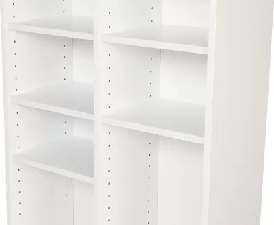 Tavolinë studimi me raft libra, ngjyrë latte dhe e bardhë, Cmu-206-Dd-1