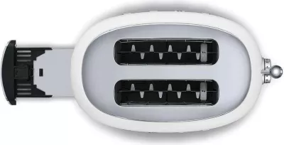 Toster Smeg TSF01WHEU 950W, 2 slote, pop-up, e bardhë