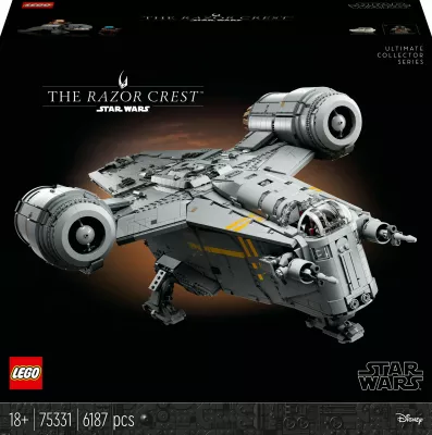 Set ndërtimi LEGO Star Wars The Razor Crest, 6187 pjesë, plastikë, shumëngjyrësh