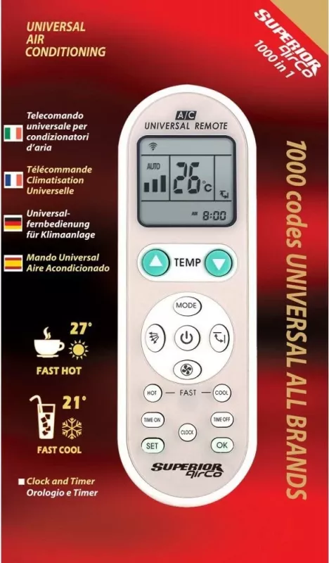 Telekomandë universale Superior Electronics AirCo Simply