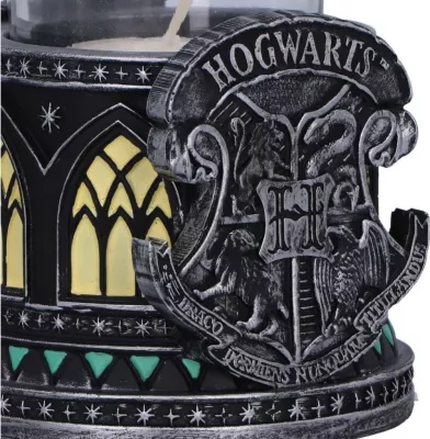 Mbajtëse qiriu NEMESIS NOW Harry Potter Slytherin Tea Light 8 cm, e zezë/jeshile
