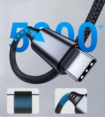 Kabllo audio Choetech AUX006, USB-C në mini jack 3.5mm, 1m, e zezë