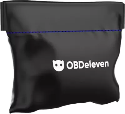 Çantë mbrojtëse OBDeleven Carry pouch, për ndërfaqe diagnostike OBDeleven, material i butë e i lehtë, e zezë
