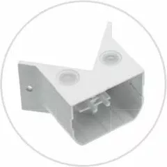 Sensor lëvizjeje IR GTV CR-CR13000-00, montim në mur 180°, IP44, 220-240V, i bardhë