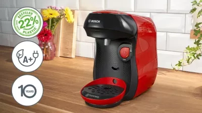 Makineri kafeje me kapsula Bosch Tassimo Happy TAS103E, 0.7L, e kuqe