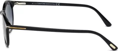 Syze dielli për meshkuj Tom Ford Andrea-02 FT0539 01B, të zeza [Ngjyra: 48]