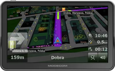 Navigacion për vetura MODECOM FreeWAY CX 7.3, 16 GB, E zezë
