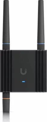 Router Ubiquiti UMR-Ultra 4G LTE, Wi‑Fi 4 2.4GHz, 2x LAN, slot SIM, i zi, me montim mur/DIN