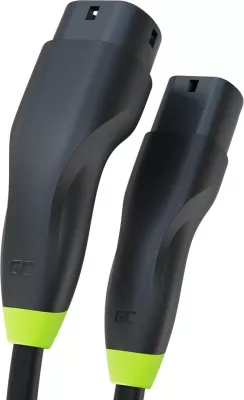 Kabëll karikimi për vetura elektrike Green Cell EVKABGC03, 5 m, i zi