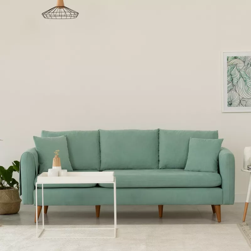 Divan treshe Atelier del Sofa, Sofia, ngjyrë jeshile deti
