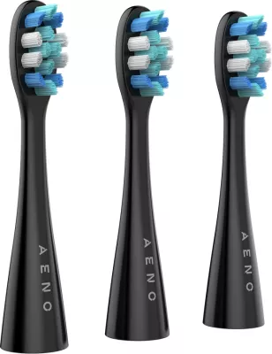 Furçë dhëmbësh elektrike sonike AENO DB2S 46000rpm, 4 mënyra + 8 smart, karikim pa kabllo, 3 koka, IPX7, e zezë