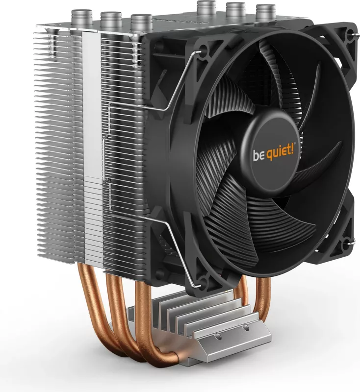 Kuler CPU be quiet! PURE ROCK SLIM 2, 9.2 cm, 2000 RPM, Silver