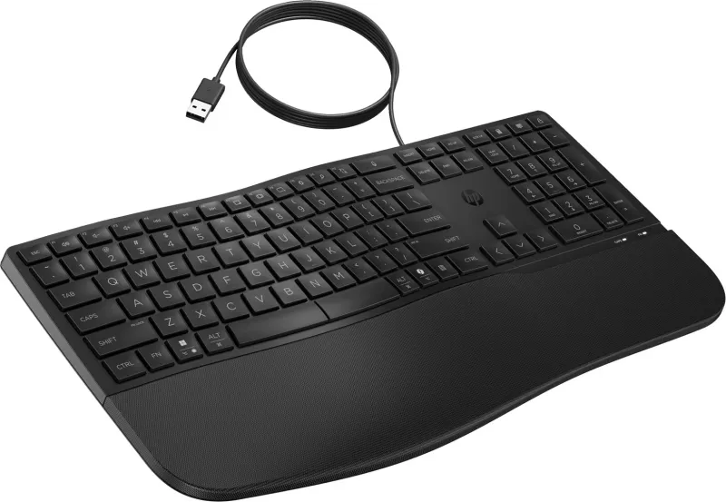 Tastierë HP 480 Comfort me kabllo, USB, e zezë