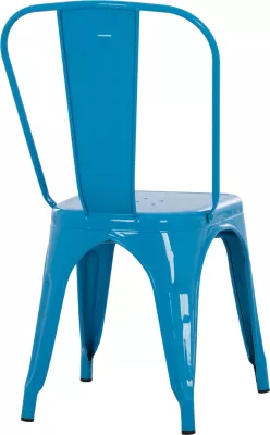 Karrige për ngrënie MELITA FH8641.08 metalike ngjyrë kaltër 43x50x82Hcm