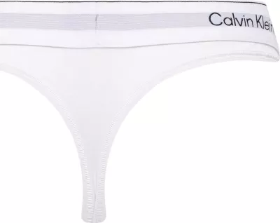 Të brendshme për femra Calvin Klein Underwear LV00QF8834 (2PK), të bardha-blu [Madhësia: XS]
