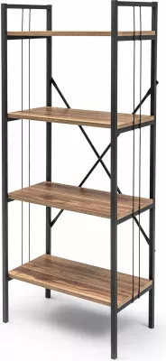 Raft librash Skye Decor, ngjyrë lis dhe gri, Ggmbtlktp001