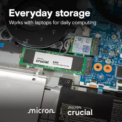 SSD Crucial E100 1TB PCIe Gen4 NVMe M.2 2280