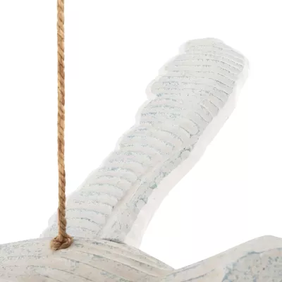 Dekor varëse pulëbardhë, FH4302, dru Albasia, ngjyrë blu, 93x62x12-100H cm